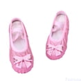 thumbnail image 1 of Fozruso Girls Dress Shoes Slip on Ballet Slippers Dance Shoes Split Leather Sole For Children And Adults Sizes 13 Little Kid(6.5-7 Years), 1 of 4