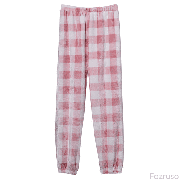 Fozruso Girls Fleece Casual Sweatpants Boys And Girls' Flannel Clothes Pants Winter Warm Soft Fuzzy With Fleece Sweatpants Sizes 5-6 Years