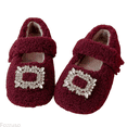 thumbnail image 1 of Fozruso Girls Lined Slippers Soft Sole Indoor Outdoor Cozy Warm Shoes For Toddler Little Kid Big Youth,Warm Slippers Sizes 8.5 Little Kid(2.5-3 Years), 1 of 6