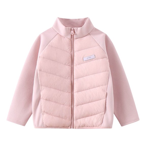 Fozruso Girls Jackets Coats 3-4 Years,Lightweight Girls Down Jacket For Autumn And Winter Stylish Outerwear For Daily Wear And Keeping Warm Ideal For Ages 4 14 Versatile Layering Pink