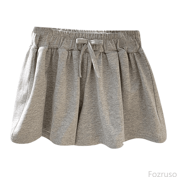 Fozruso Girls Jogger Sweatpants Girls Casual Loose Fit Solid Color Shorts For Everyday Outdoor And Sports Activities Comfortable Breathable Summer Pants For Kids Age 3 12 Years Sizes 4-5 Years