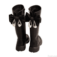 thumbnail image 1 of Fozruso Girls Long Boots Classic British Design With Bow Detail Soft Sole Riding Boots For Toddler And Big Kids Casual Winter Footwear,Girls Ankle Boots Sizes 9.5 Little Kid(3.5-4 Years), 1 of 6