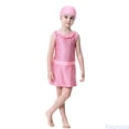 thumbnail image 1 of Fozruso Girls Long Sleeve Swimwear Two Piece With Rash Guard Swim Shirt And Board Shorts Sun UPF 50+ Swim For Beach Pool Two Piece Bikini Sets Sizes 2-3 Years, 1 of 6