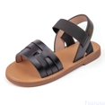 thumbnail image 1 of Fozruso Girls Open Toe Sandals Girls Sandals Kids Breathable Lightweight Casual Outdoor Summer Shoes For Daily Wear School Playground Sizes 12 Little Kid(6-7 Years), 1 of 6