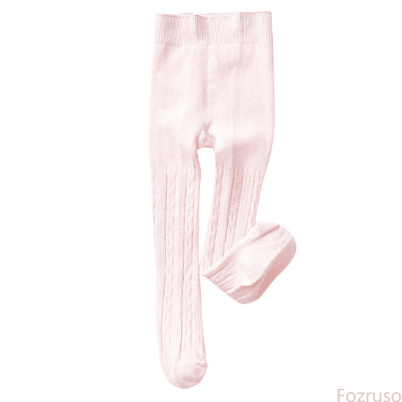 Fozruso Girls Pants Kids Toddler Girls Tights Toddler Cable Knit Warm Leggings Seamless Stretchy Stockings Pantyhose Toddlers Winter Socks Sizes 0-6 Months