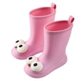 thumbnail image 1 of Fozruso Girls Rain Boots For Kids Cute Cartoon Big Eye Design Lightweight Comfortable Soft Sole For Daily Wear And Rainy Days Spring Summer Fall,Sizes 2(10-10.5 Years), 1 of 3