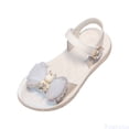 thumbnail image 1 of Fozruso Girls Sandals Breathable Lightweight Casual Outdoor School Shoes For Kids Age 4 12 Comfortable Summer Footwear For Daily Wear And Play(4 12Y),Sizes 1 Big Kid 9-9.5 Years(Beige), 1 of 6