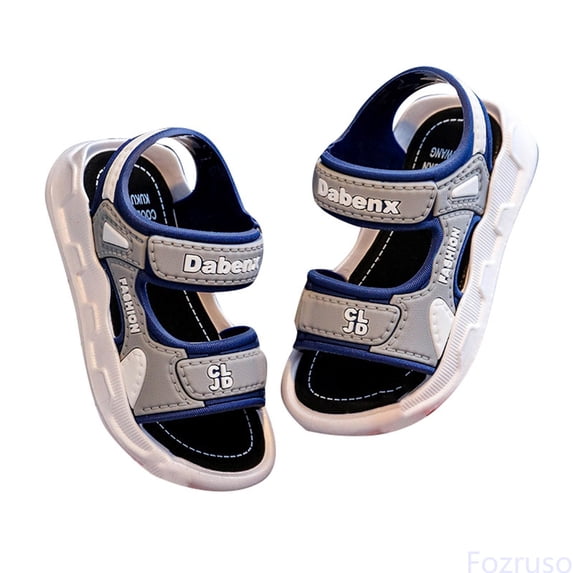 Fozruso Girls Sandals For Toddler Kids And Youth Adjustable Straps Lightweight Comfortable Casual Outdoor Summer Footwear,Sizes 22 Little Kid 2.5-3 Years(Blue)