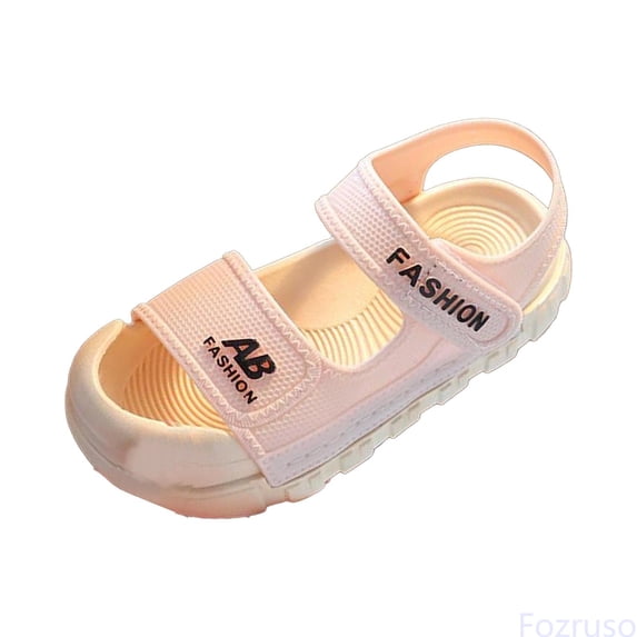 Fozruso Girls Sandals For Toddlers And Kids Breathable Lightweight Comfortable Everyday Casual Outdoor Play School Summer Footwear,Sizes 12 Little Kid 5.5-6 Years(Yellow)