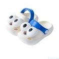 thumbnail image 1 of Fozruso Girls Sandals For Toddlers And Kids Soft EVA Material With Cute Big Eye Design Lightweight Comfortable For Daily Wear Indoor Outdoor,Sizes 10 Little Kid 3.5-4 Years(White), 1 of 6