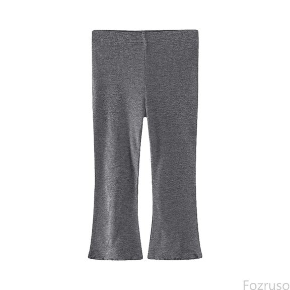 Fozruso Girls School Uniform Pants Bottom Pants Summer Thin Ice Silk Pants Style Little Girl Casual Pants Versatile Western Style Pants Sizes 2-3 Years