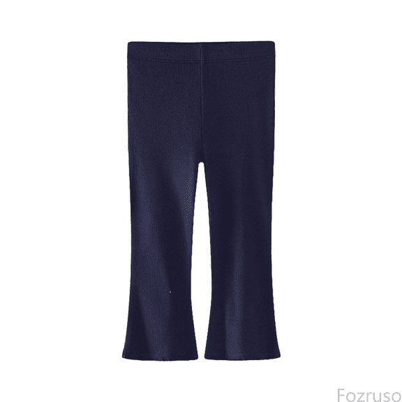 Fozruso Girls School Uniform Pants Bottom Pants Summer Thin Ice Silk Pants Style Little Girl Casual Pants Versatile Western Style Pants Sizes 2-3 Years