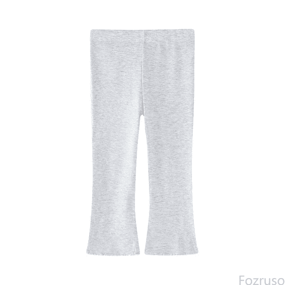 Fozruso Girls School Uniform Pants Bottom Pants Summer Thin Ice Silk Pants Style Little Girl Casual Pants Versatile Western Style Pants Sizes 4-5 Years