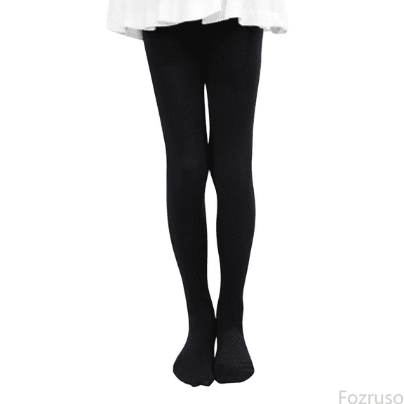 Fozruso Girls School Uniform Pants Toddler Kids Toddler Girls Cotton Leggings Pantihose Stretchy Basic Full Length Ballet Dance Pants Pantyhose For Spring Summer Stocking Sizes 2-4 Years
