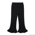 thumbnail image 1 of Fozruso Girls School Uniform Pants Tollder Girl High Elastic Waist Flare Leg Pants Casual Long Bell Bottom Trousers Sizes 3-4 Years, 1 of 5
