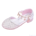 thumbnail image 1 of Fozruso Girls' Shoes Children's High Heels Dance Shoes Little Girls' Shoes,Sizes 2 Big Kid 10-10.5 Years(Silver), 1 of 7