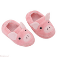 thumbnail image 1 of Fozruso Girls Slippers For Kids Winter Soft Pig Design Indoor Cozy Warm Toddler Slippers For Daily Wear And Parties,Winter Lined Slippers Sizes 9 Little Kid(4-5 Years), 1 of 6