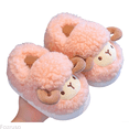 thumbnail image 1 of Fozruso Girls Slippers Winter Warm Lined Shoes With Heel Coverage For Toddlers And Kids,Girls Soft Plush Slippers Sizes 8 Little Kid(2-2.5 Years), 1 of 5