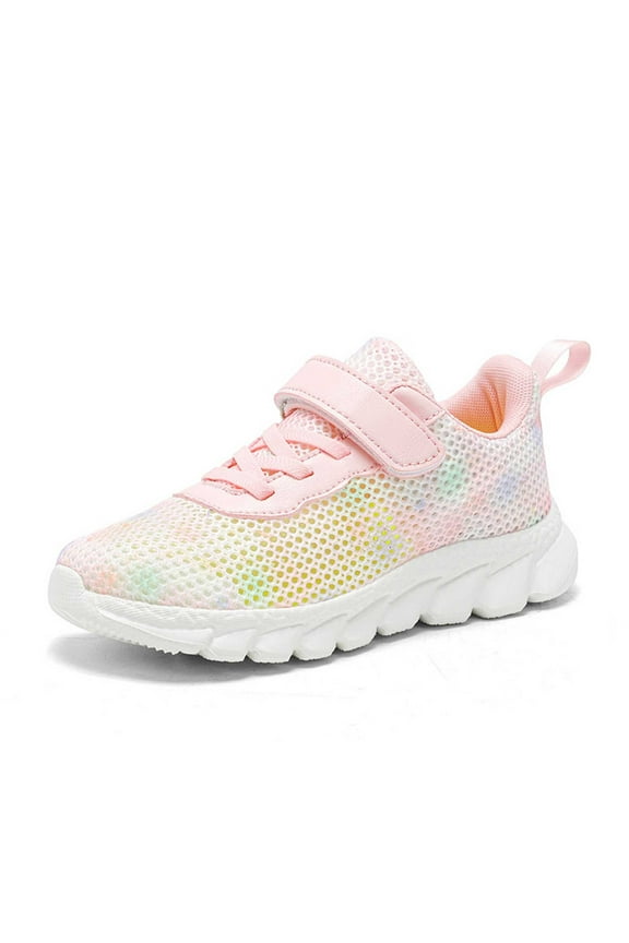 Girls Sneakers For Everyday Casual Wear Comfortable Fixed Lasting Design Pair With Pants And Tops Easy Clean All Season Footwear School Students Sports Shoes,Sizes 12(5.5-6 Years)