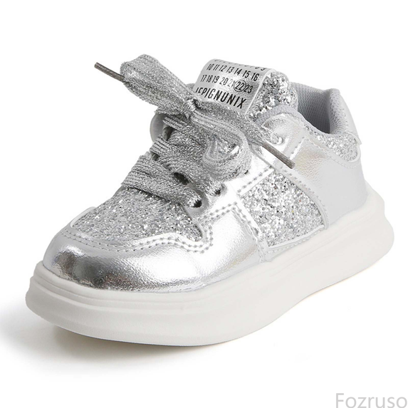 Fozruso Girls' Sneakers For Everyday Style Lightweight Cushioned Kids' Casual Shoes With And Flexible Sole,Sizes 6(12-18 Months)