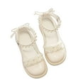 thumbnail image 1 of Fozruso Girls' Soft Sole Shoes For Spring And Autumn,Sizes 14.5(Big Kid), 1 of 6