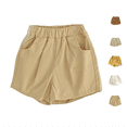 thumbnail image 1 of Fozruso Girls Summer Casual Shorts Toddler Kids Elastic Waist Play Shorts Comfortable Basic Bottoms Kids Summer Outfits(Yellow), 1 of 4