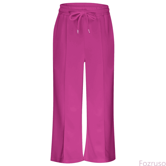 Fozruso Girls Sweatpants Girls' Color Sportswear Solid Color Casual Pants Sizes 6-7 Years
