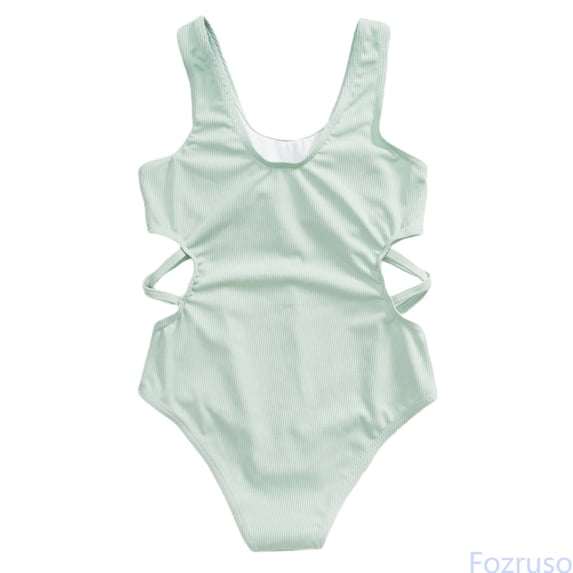 Fozruso Girls Swimsuits Bikini Set 1 Piece Swimsuit Bathing Suit Girls Swimwear Swimwear Sets Sizes 9-10 Years