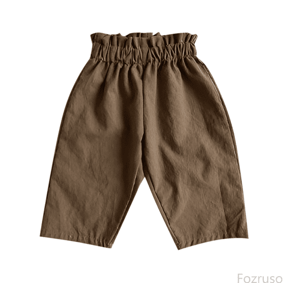 Fozruso Girls Twill Pants Boys And Girls Toddler Beach Pants Pants Sizes 3-6 Months