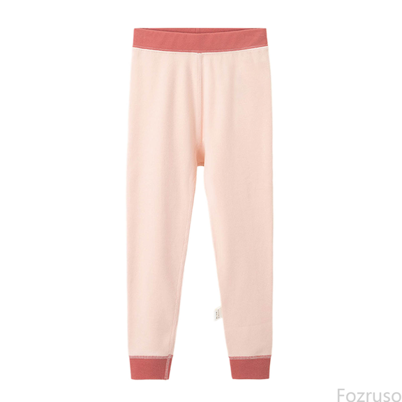 Fozruso Girls Uniform Wide Leg Pants Girls Pants Soft Warm Base Layer Leggings For School Student Everyday Wear Comfortable Stretch Fit Kids Bottoms Sizes 4-5 Years