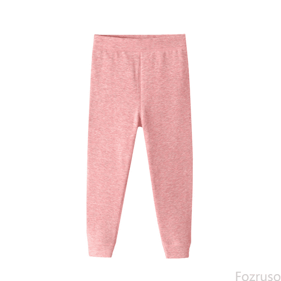 Fozruso Girls Uniform Wide Leg Pants Kids Winter Leggings For Girls Boys Thick Velvet Warm Pants Fleece Lined Winter Leggings Tights Sizes 5-6 Years