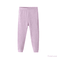 thumbnail image 1 of Fozruso Girls Uniform Wide Leg Pants Kids Winter Leggings For Girls Boys Thick Velvet Warm Pants Fleece Lined Winter Leggings Tights Sizes 6-7 Years, 1 of 6