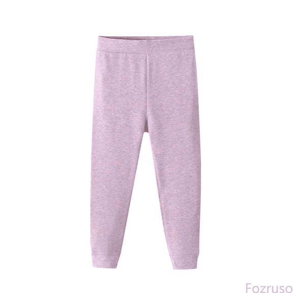 Fozruso Girls Uniform Wide Leg Pants Kids Winter Leggings For Girls Boys Thick Velvet Warm Pants Fleece Lined Winter Leggings Tights Sizes 18-24 Months