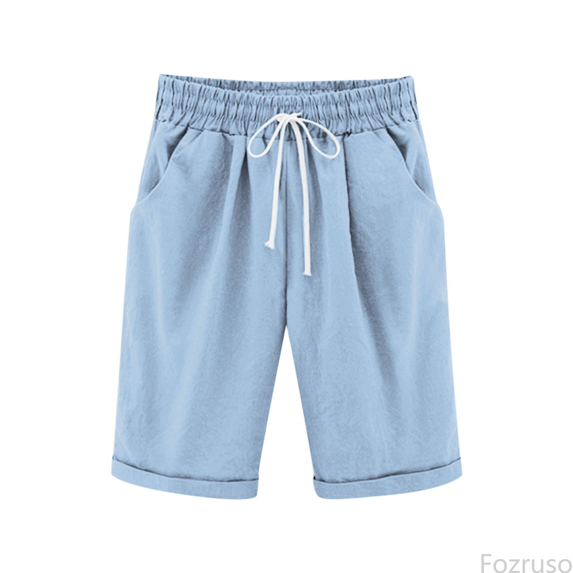 Fozruso Girls Wide Leg Uniform Pants Casual Thin Outerwear Elastic Waistband Loose Five Inch Pants (3 13y) Sizes 9-10 Years