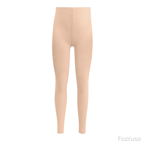 Fozruso Girls Wide Leg Uniform Pants Solid Color Dance Nine Leggings For Kids Sizes 5-6 Years