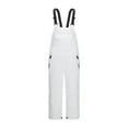thumbnail image 1 of Fozruso Girls Windbreaker Jacket 160,Children's Ski Snow Pants Warm Overalls Snowboard Winter Pants White, 1 of 4