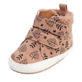 thumbnail image 1 of Fozruso High Top Fall And Winter Baby Shoes Baby Shoes Toddler Shoes Warm Shoes Sizes 4 Toddler(Yellow), 1 of 6