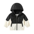 thumbnail image 1 of Fozruso Hooded Fleece Jacket 8-10 Years,Toddler Boy And Girl Windbreaker Casual Outerwear Kids Lightweight Zip Hooded Jacket Baby Cute Coat White, 1 of 6