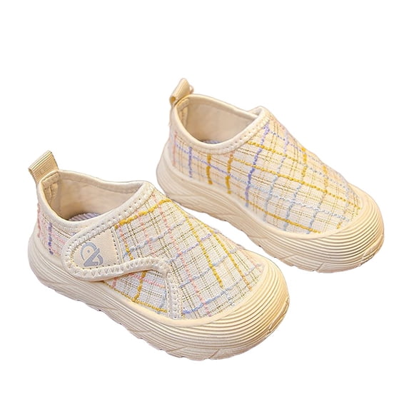 Fozruso Indoor Shoes Girls Canvas Shoes Soft Soled Shoes Girls Baby Shoes Cloth Shoes Children's Shoes Sports Sneakers,Sizes Little Kid(4.5-5 Years)