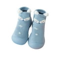 thumbnail image 1 of Fozruso Boys Girls Animal Cartoon Socks Shoes Toddler WarmThe Floor Socks Non Prewalker Shoes Sizes 4.5 Toddler(Blue), 1 of 4