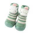 thumbnail image 1 of Fozruso Boys Girls Animal Cartoon Socks Shoes Toddler WarmThe Floor Socks Non Prewalker Shoes Sizes 4.5 Toddler(Green), 1 of 4