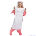 thumbnail image 1 of Fozruso Kids Animal Rompers Flannel Hooded Piece Cosplay Costume Soft Rompers For Boys Girls Party Party Fleece Jumpsuit for Kids, 1 of 5