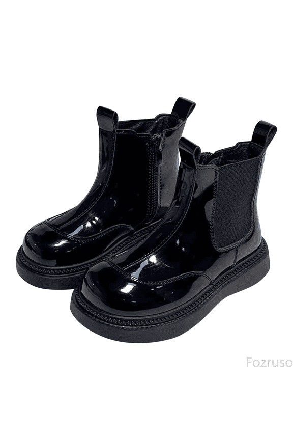 Kids Boots Fashion Ankle Booties For Girls And Boys Non Sole Comfortable Footwear Durable Everyday School Shoes Lightweight Design,Lightweight Boots Sizes 9.5 Little Kid(3-4 Years)