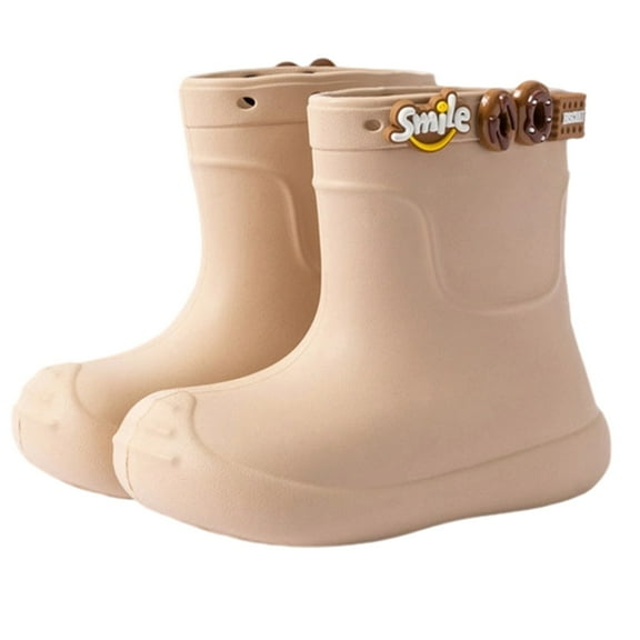 Fozruso Kids Boys Boots For School Outdoor Rainy Day Low Top Toddler Shoes Non Slip Comfortable Lightweight Durable All Season Footwear For Ages 2 9,Sizes 12.5(7-8 Years)