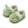 thumbnail image 1 of Fozruso Kids Cozy Slippers For Fall And Winter Comfortable Cartoon Design For Girls And Boys Ideal For Home And Play,Winter Lined Slippers Sizes 1.5 Big Kid(9.5-10 Years), 1 of 5