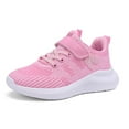 thumbnail image 1 of Fozruso Kids Girl Comfortable Fashion Sneakers For Outdoor School Running Walking Travel Sizes 3.5 Big Kid(Pink), 1 of 6