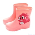 thumbnail image 1 of Fozruso Kids Rain shoes Classic Children Rainboots PVC Rubber Children Water Shoes Rain Boots Kids Baby Cartoon Shoes Sizes 7 Toddler(15-18 Months), 1 of 4