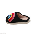 thumbnail image 1 of Fozruso Kids Slippers Warm Shoes With Rainbow Design For Toddlers And Kids Comfortable Indoor Slippers,Boys Warm Winter Slippers Sizes 9 Little Kid(2-3 Years), 1 of 5