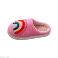 thumbnail image 1 of Fozruso Kids Slippers Warm Shoes With Rainbow Design For Toddlers And Kids Comfortable Indoor Slippers,Boys Warm Winter Slippers Sizes 9 Little Kid(2-3 Years), 1 of 5
