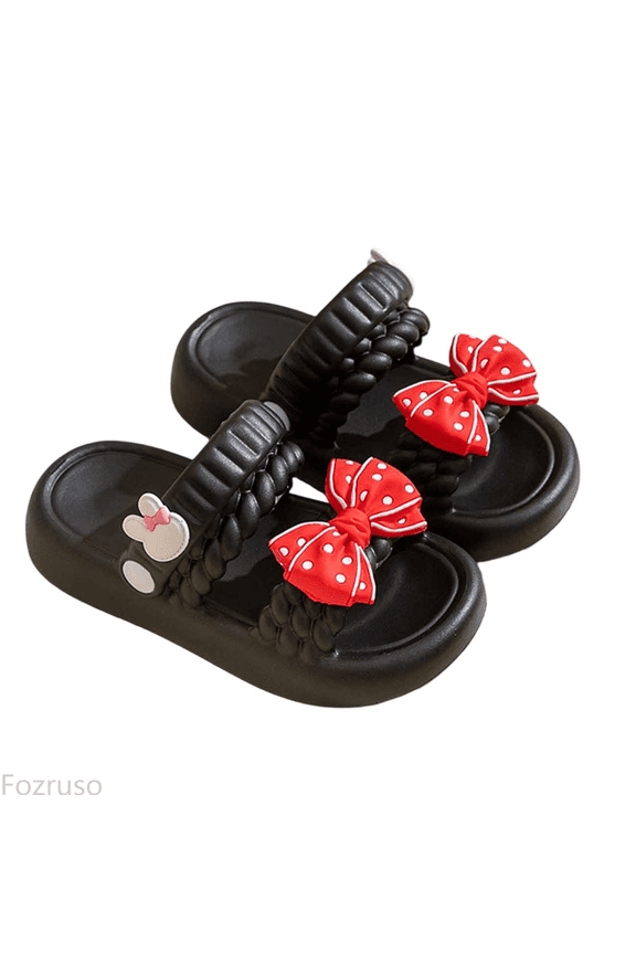 Kids Summer Sandals Cartoon Indoor And Outdoor Slippers For Girls Kids Sandals 4.5 11.5 Years ,Girls Warm Winter Slippers Sizes 13 Little Kid(7-8 Years)
